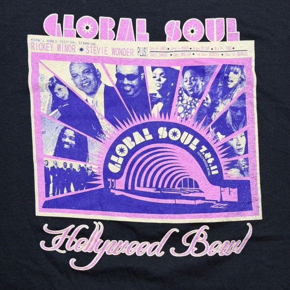 2011 Stevie Wonder Hollywood Bowl concert tour music shirt - Picture 2 of 6